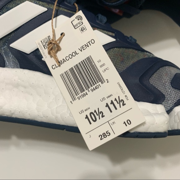 Adidas Climacool Vento Running Shoes Navy Blue White G54899 Men Size 10.5 - Picture 5 of 10